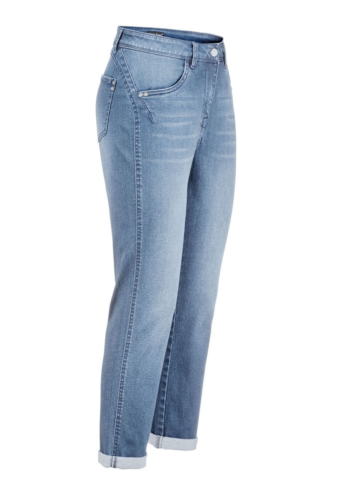 Jeans mit Push-up-Effekt HELLBLAU