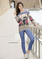 Shirt mit "Katzenmotiv" MULTICOLOR