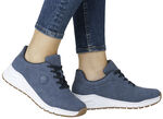 Rieker Schnür-Sneaker mit Wechselfußbett JEANS