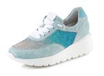 Waldl&auml;ufer Sneaker mit farbverlaufenden, funkelnden Glitzersteinchen 