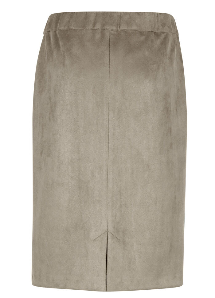 Rock in Wildleder-Optik 