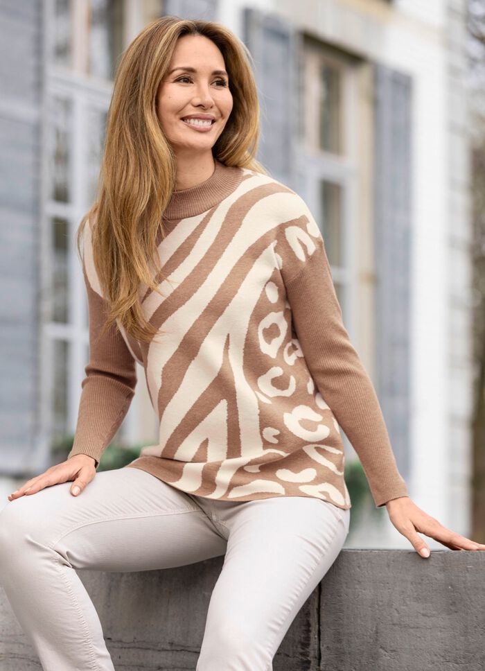 Pullover mit weichem Griff 