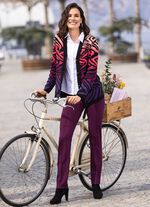 Strickjacke in Jacquard-Dessin 