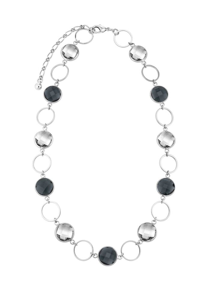 Schmuckset, 3-teilig, mit Kristallsteinen 