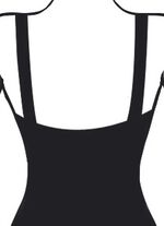 Tankini in Bandeauform, mit verstell- und abnehmbaren Trägern 