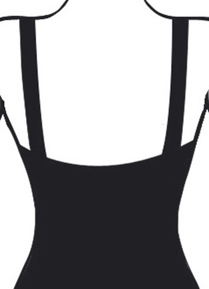 Tankini in Bandeauform, mit verstell- und abnehmbaren Trägern 