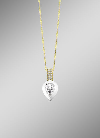 Anhänger mit Brillanten und Diamanten  