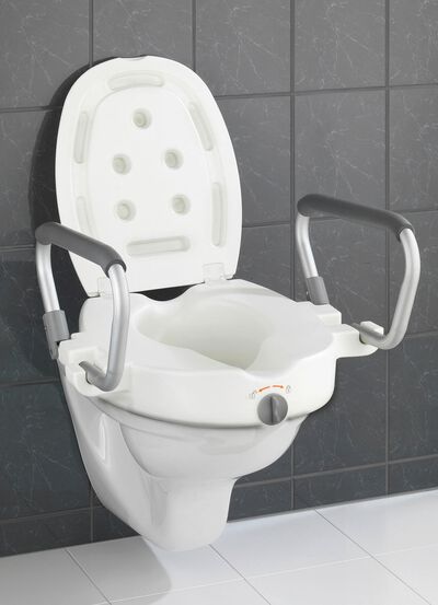 Toilettensitzerh&ouml;her mit Armlehnen 