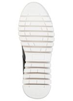 ELENA EDEN, stylische Damen-Sneaker, Weite G, mit herausnehmbarem Fu&szlig;bett SCHWARZ-ALTSILBER