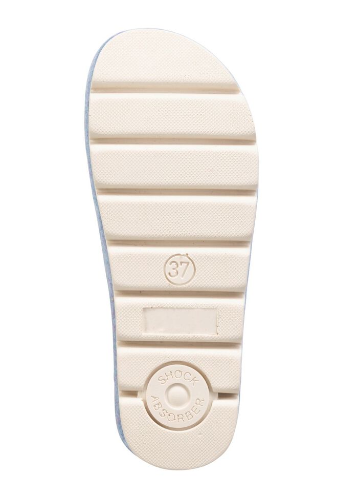 Laurina, trendige Damen-Hausschuhe, Weite G, mit anatomisch geformtem Fu&szlig;bett 