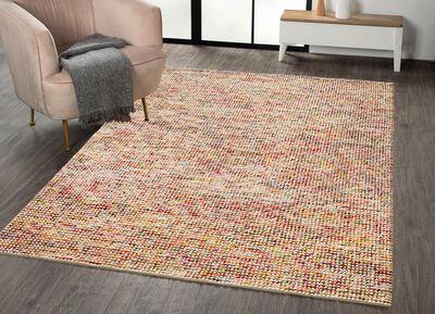 Brücken und Teppich aus Jute und Wolle 