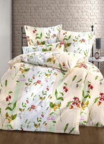 Satin Bettw&auml;sche-Garnitur von Mesana GELB