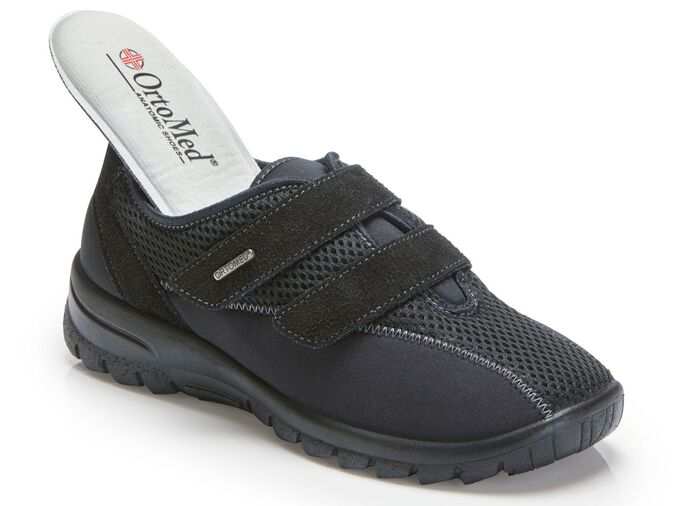 Bequeme Damen-Klettschuhe, Weite H, mit herausnehmbarem Fu&szlig;bett 