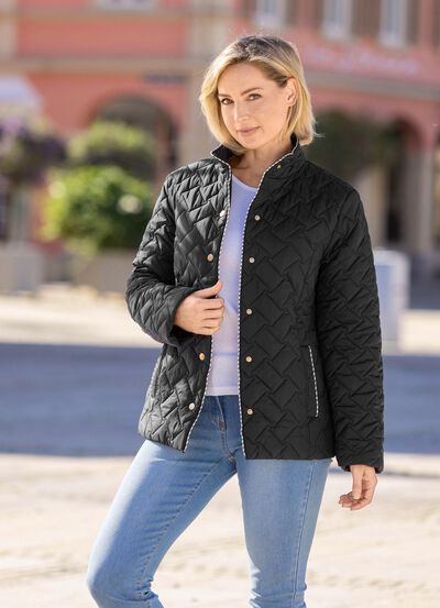 Jacke mit interessantem Stepp 