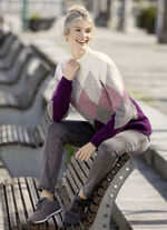 Knöchellange, figurformende Jeans GRAFIT