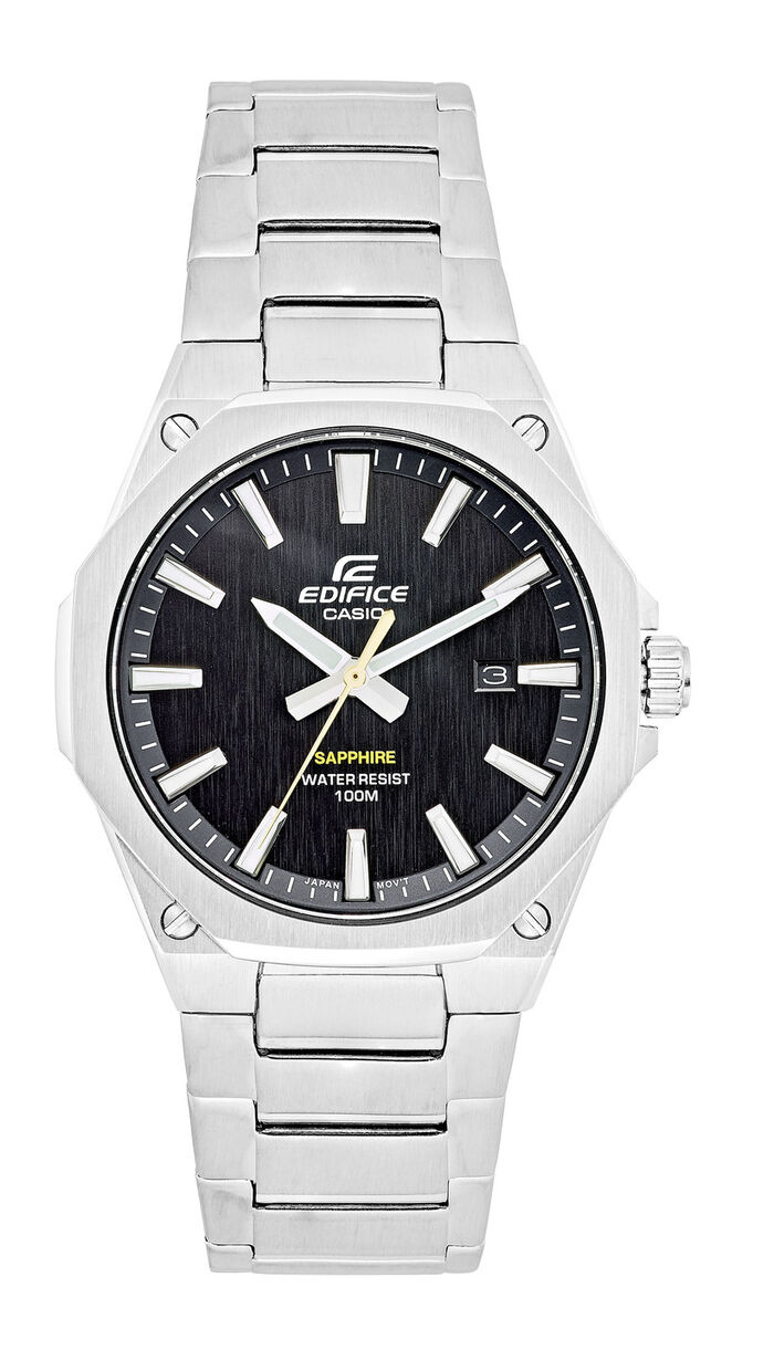 Casio-Quartz-Herrenuhr mit Edelstahlband 
