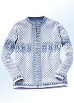 Strickjacke in Jacquard-Dessin 