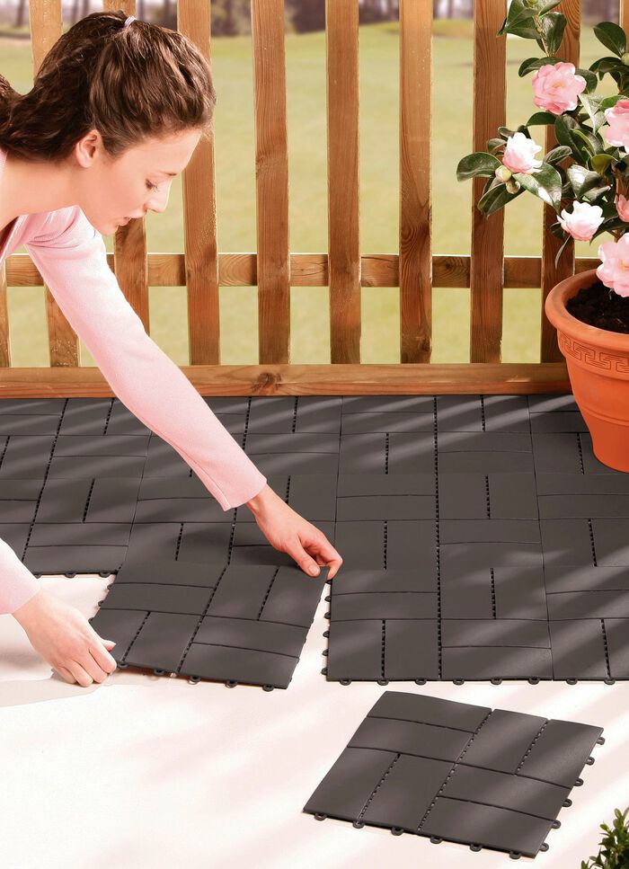 Terrassenplatten-Set, 12-teilig 