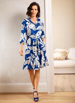 Kleid mit Bindeg&uuml;rtel 