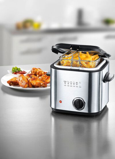 Mini-Fritteuse - ideal f&uuml;r 1-2 Personen 