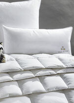 4-Jahreszeiten-Kissen Weiss & Edel von OBB, hergestellt in Deutschland 