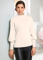 Pima-Pullover in Feinstrick ECRU