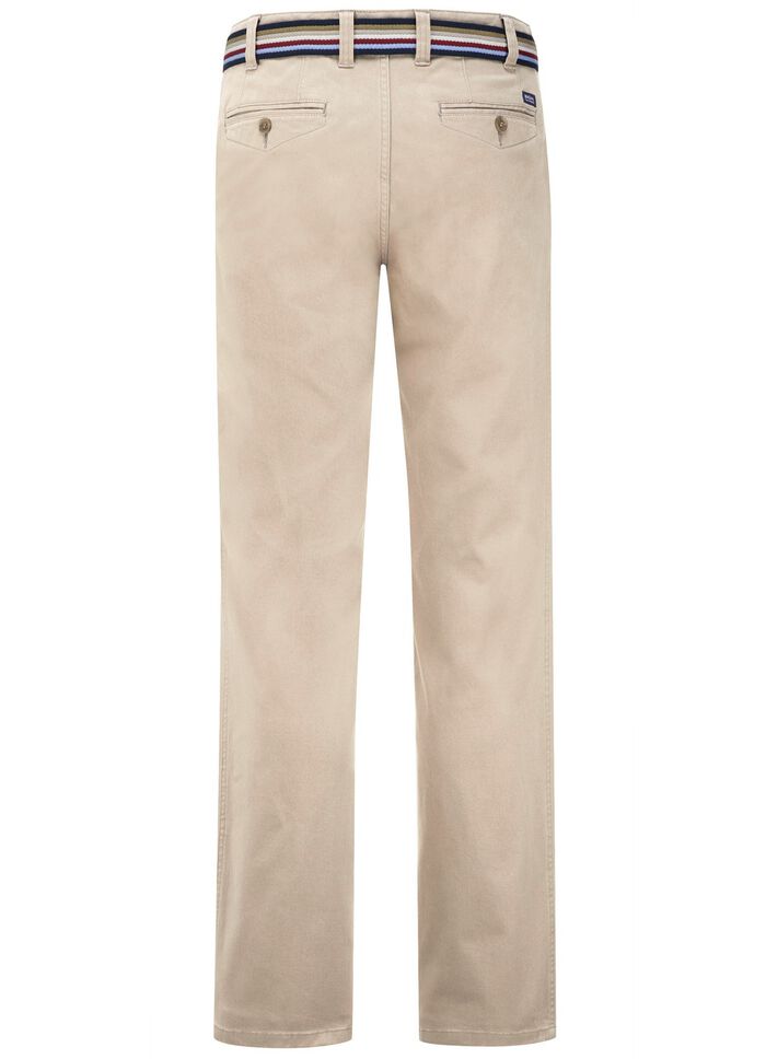 "Br&uuml;hl"-Hose mit G&uuml;rtel in 3 Farben 