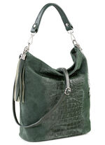Laurina Tasche aus Kalb-Veloursleder  TANNE