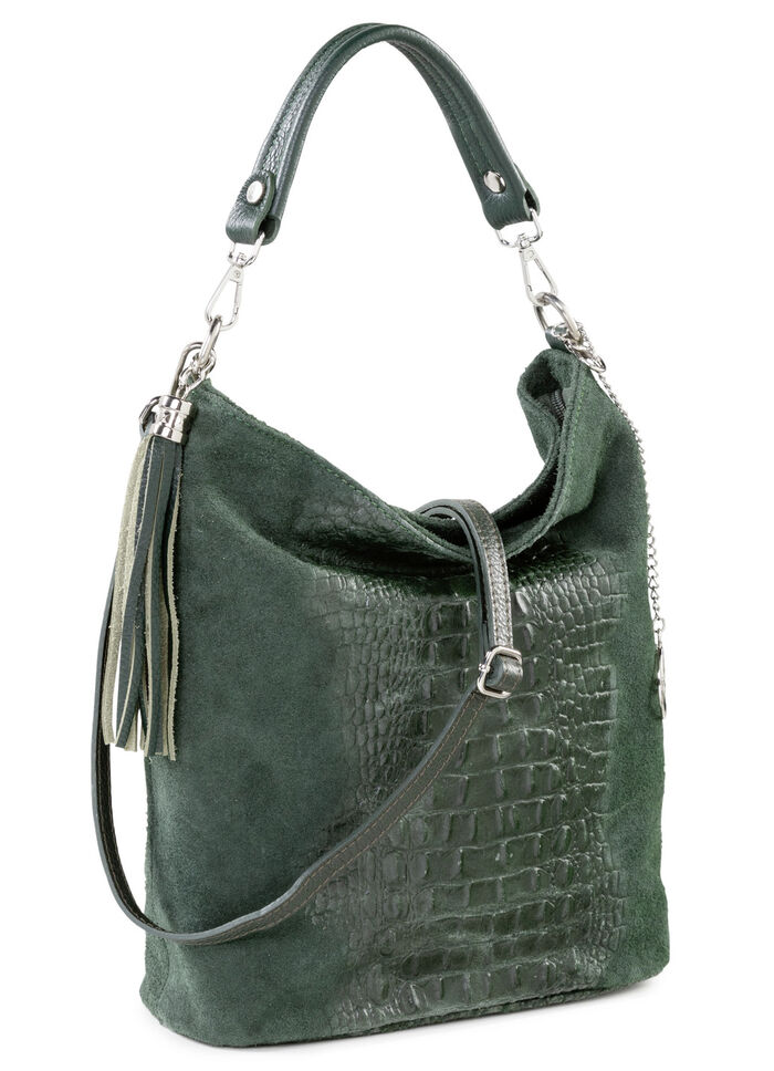 Laurina Tasche aus Kalb-Veloursleder  TANNE