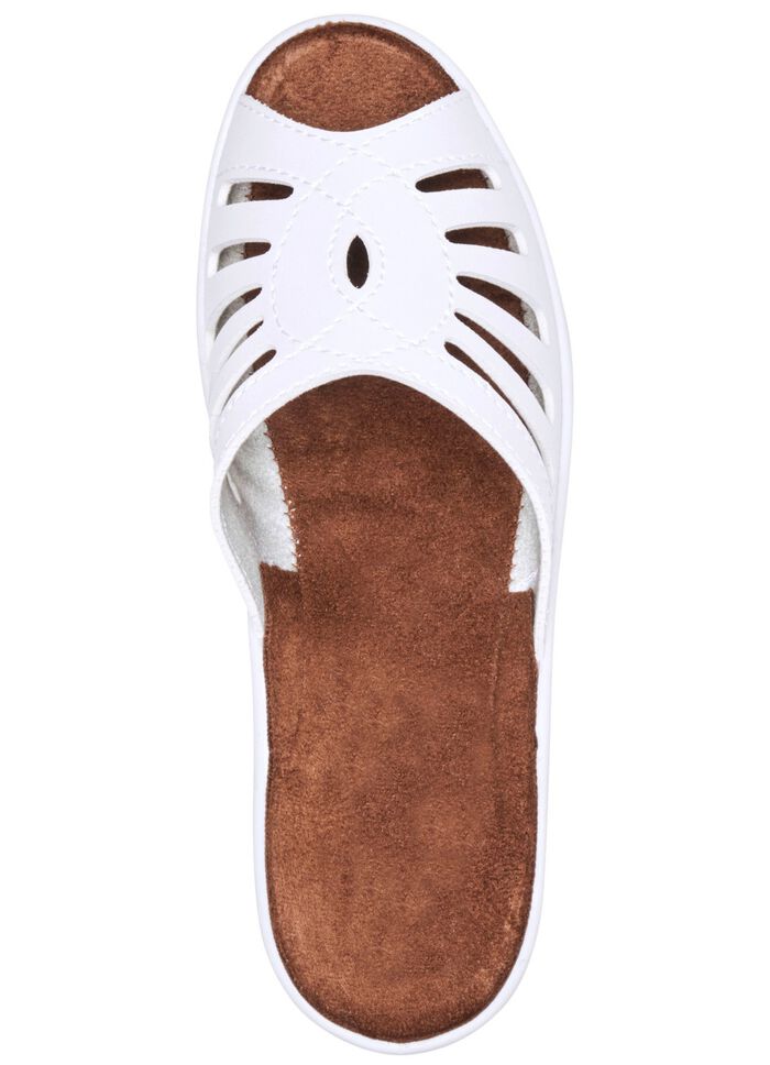 Pantolette mit Zierlochung 