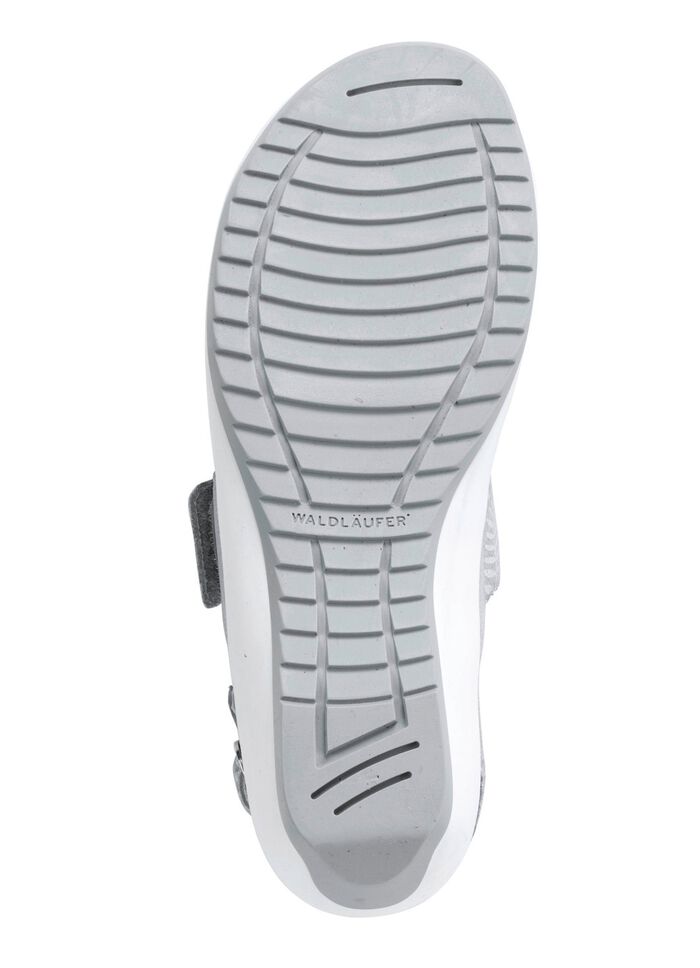 Waldl&auml;ufer Sandale aus Nappa- und Nubukleder 