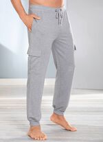 Schlaf-und Freizeithose mit Cargo-und Seitentaschen 