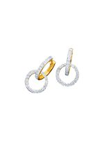 Au&szlig;ergew&ouml;hnliche Klappcreolen mit Diamanten 