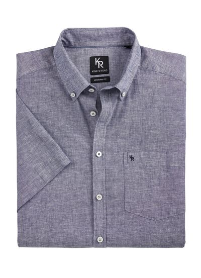 "King's Road"-Hemd mit Button-Down-Kragen in 4 Farben 