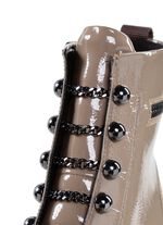 Remonte Stiefelette mit trendigen Zierketten in Schn&uuml;r-Optik 