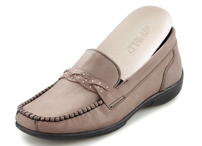 ELENA EDEN, bequeme Damen-Slipper, Weite H, mit herausnehmbarem Fu&szlig;bett 