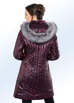 Kurzmantel mit abnehmbarer Kapuze 