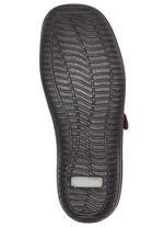 ELENA EDEN, bequeme Damen-Slipper, Weite G, mit herausnehmbarem Fußbett BURGUND