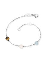 Powerful Stone Armband mit 3 echten Edelsteinen 