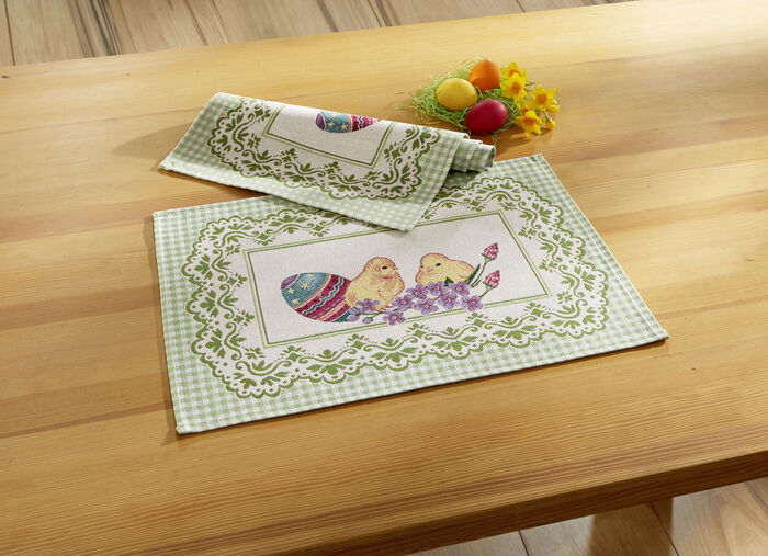 Tisch- und Raumdekoration mit Ostermotiv MULTICOLOR