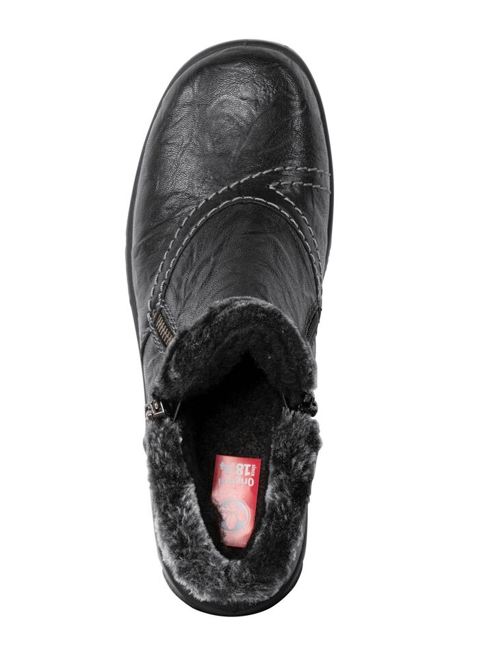 Rieker, gef&uuml;tterte Damen-Boots, Winterschuhe, mit Rei&szlig;verschluss 