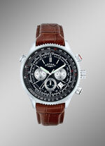 Klassischer Chronograph mit Edelstahlgehäuse 