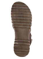 Gemini, leichte Damen-Sandalen, Weite G, aus Leder BRAUN