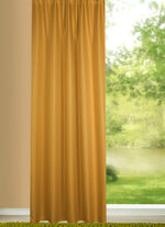 Blickdichter Verdunkelungsschal in strukturierter Leinenoptik CURRY