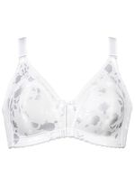 Naturana Minimizer-BH mit dezent gl&auml;nzendem Floraldruck 