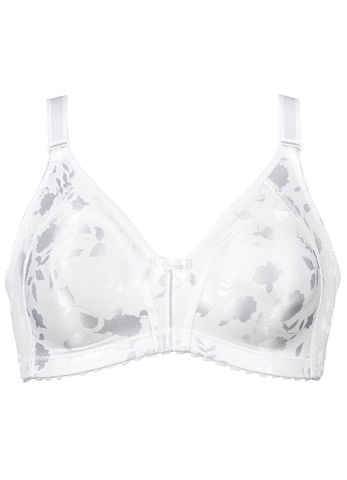 Naturana Minimizer-BH mit dezent gl&auml;nzendem Floraldruck 