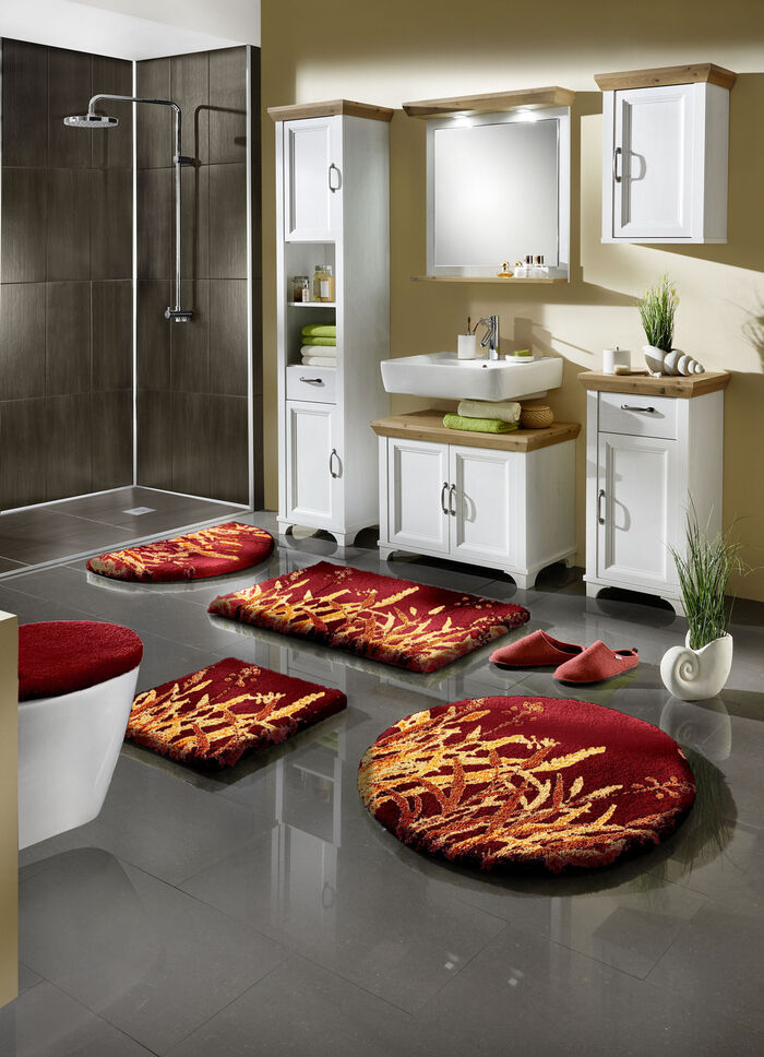 Naturnahe Badgarnitur mit Gräsermotiv TERRA