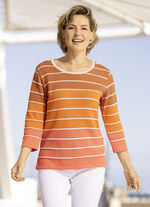 Pullover in Farbverlauf TERRA-ORANGE-MULTICOLOR