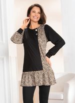 Extravagante Tunika mit Zierkn&ouml;pfen 