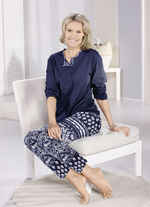 Zweierpack Schlafanz&uuml;ge mit langen &Auml;rmeln und langer Hose  